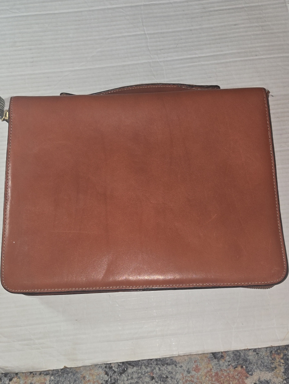Bally Men's Brown Leather Briefcase - Classic Carry